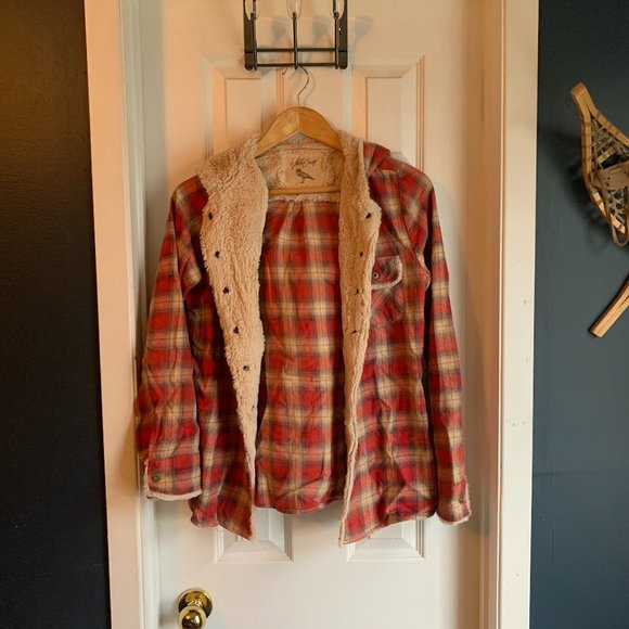 White Crow Plaid Button Up - Picture 1 of 5